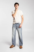 sage cart#8883 Men's Slim Straight Jeans